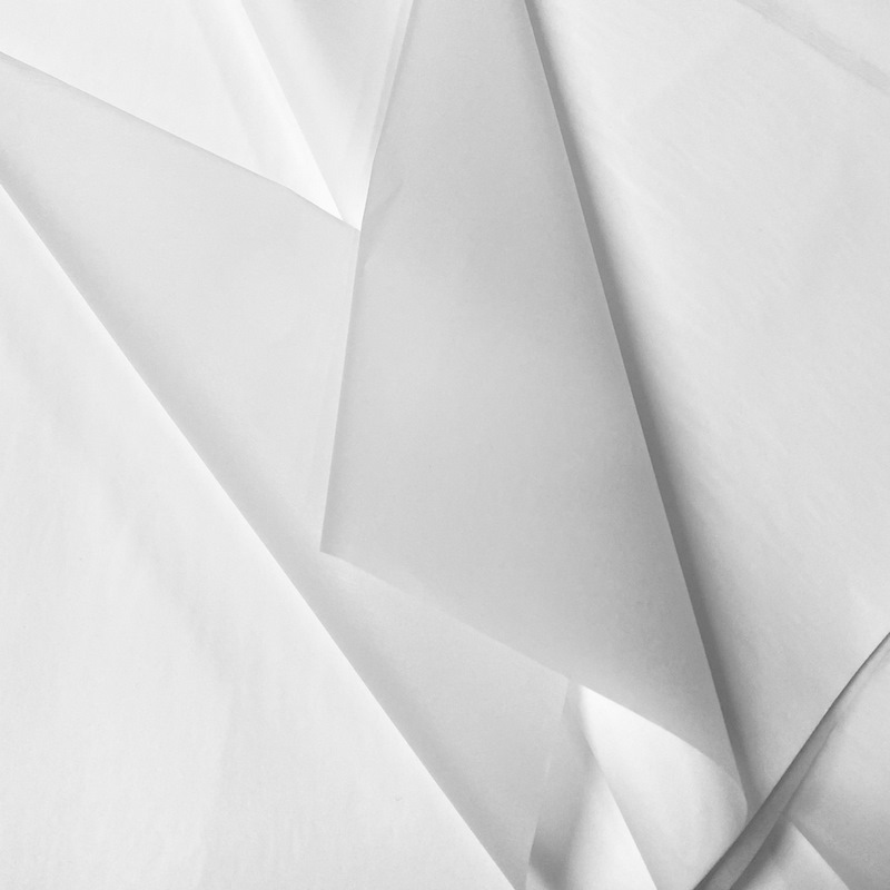 Immagine Carta velina bianca e trasparente 100x140 cm. confezione da 100 fogli