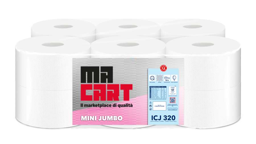 Immagine Carta igienica mini jumbo professional 12 rotoli
