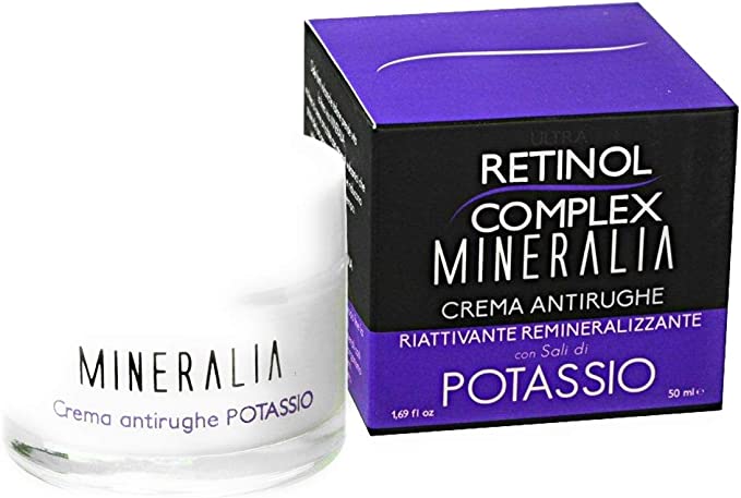 Immagine Ultra retinol complex crema viso antirughe riattivante remineralizzante con sali di potassio - 50 ml