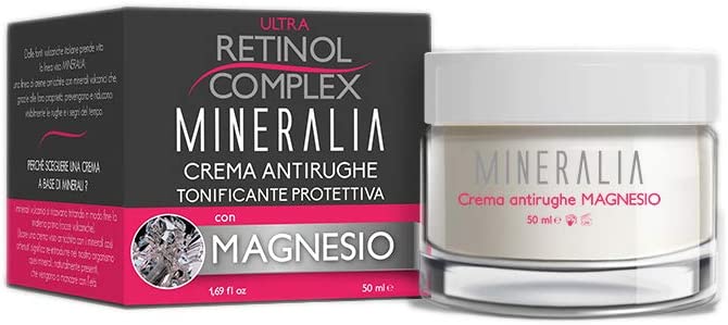 Immagine Ultra retinol complex crema viso antirughe tonificante protettiva con magnesio - 50 ml