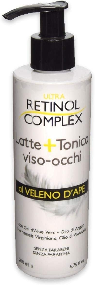 Immagine Ultra retinol complex latte + tonico viso occhi al veleno d'ape - 200 ml
